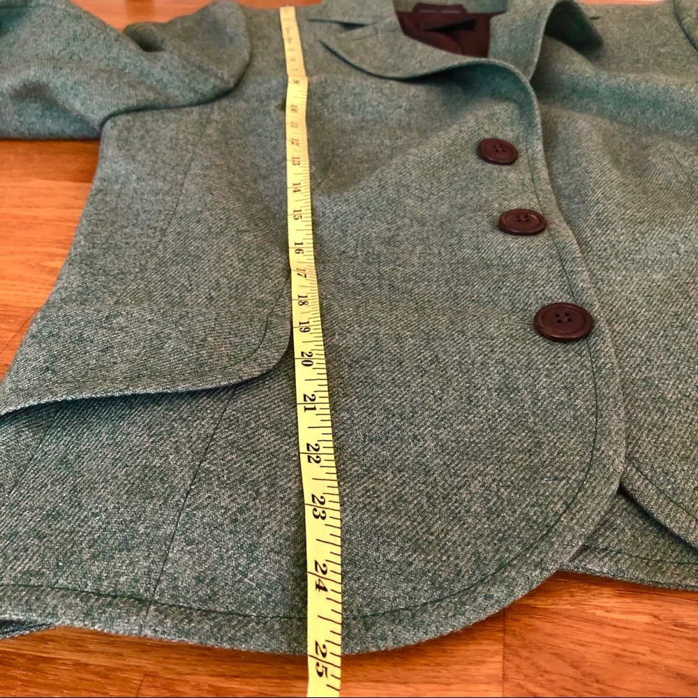 AKRIS Wool Knit Blazer Sage Green - Picture 13 of 13
